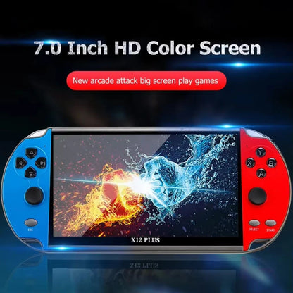 New X12 Plus 7inch Video Game Console Handheld Retro Game Player in 1000+Games