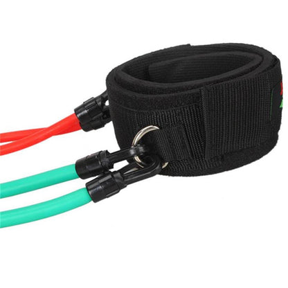 Latex Resistance Bands with Tube Ankle Straps - Leg and Abdomen Workout Exercise