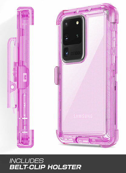 Luxury Clear Case Kickstand Clip Stand Holster Cover For Galaxy S20/ Ultra/ Plus