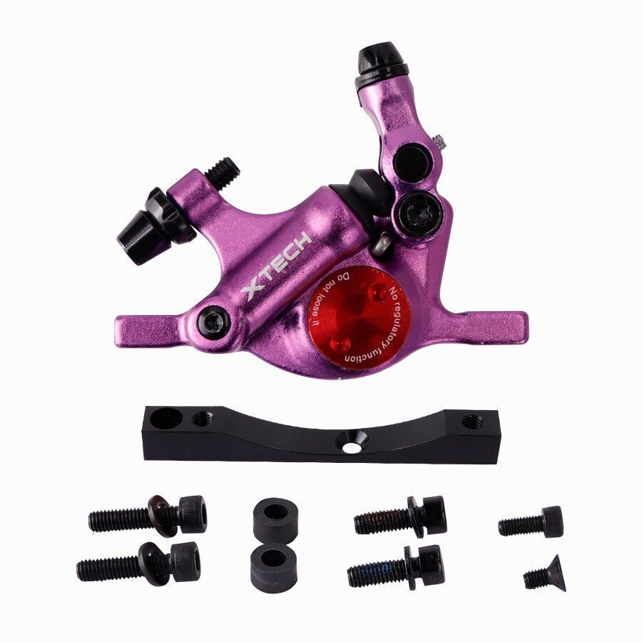 Electric Scooter Hydraulic Disc Brake Calipers Aluminum Alloy Black/Blue/Purple