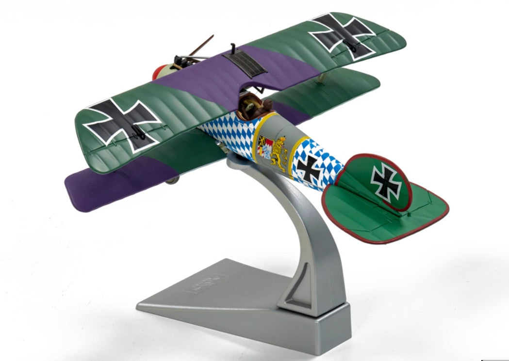 1:48 Corgi Albatros D.V fighter Leutnant R. Wolf Biplane Fighter Diecast Model