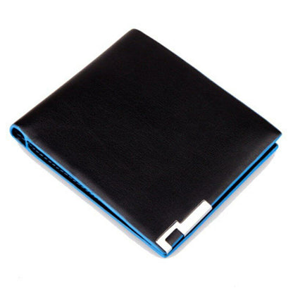 Cash Clip Bag Card & ID Money Purse Billfold Men's PU Wallet Multi-card Clamps