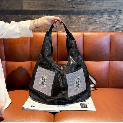 Bag Genuine Leather Purses Handbags Large Shopper Bag Purse 48*26*36CM Polyester