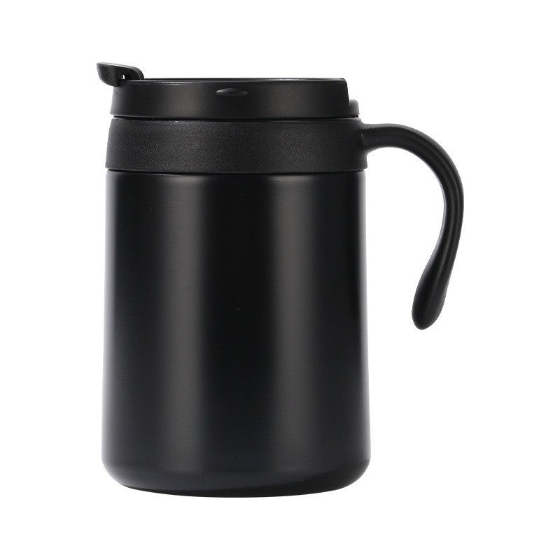 Portable Insulated Coffee Mug with Drip Filter - Stainless Steel Hand Brew Kit
