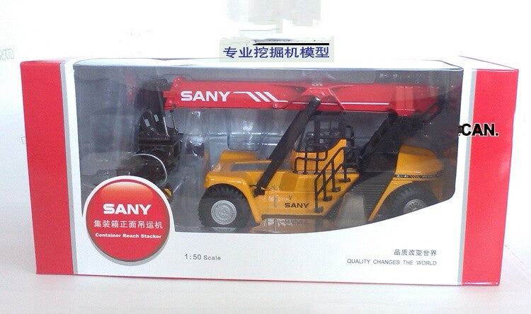 1:50 SANY Container Reach Stacker Construction Machine Equipment Diecast Model