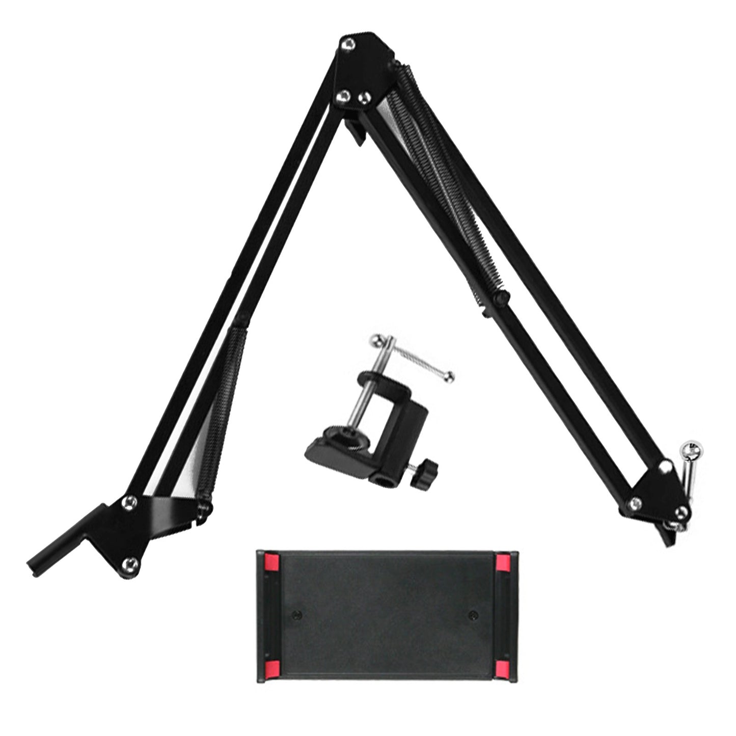 4.72-7" Lazy Bed Phone Holder Folding Long Arm Tablet Stand 360 Rotate Mount