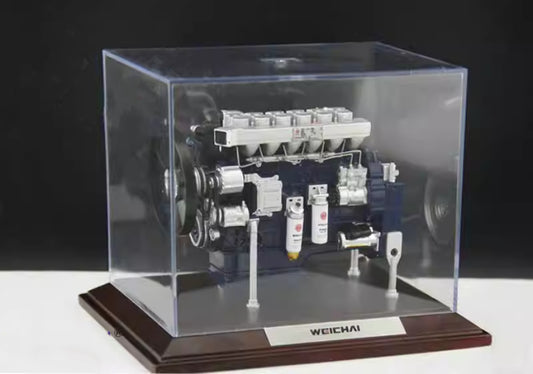 1:12 WEICHAI Diesel WP13 Engine Construction Machinery Equipment Diecast Model