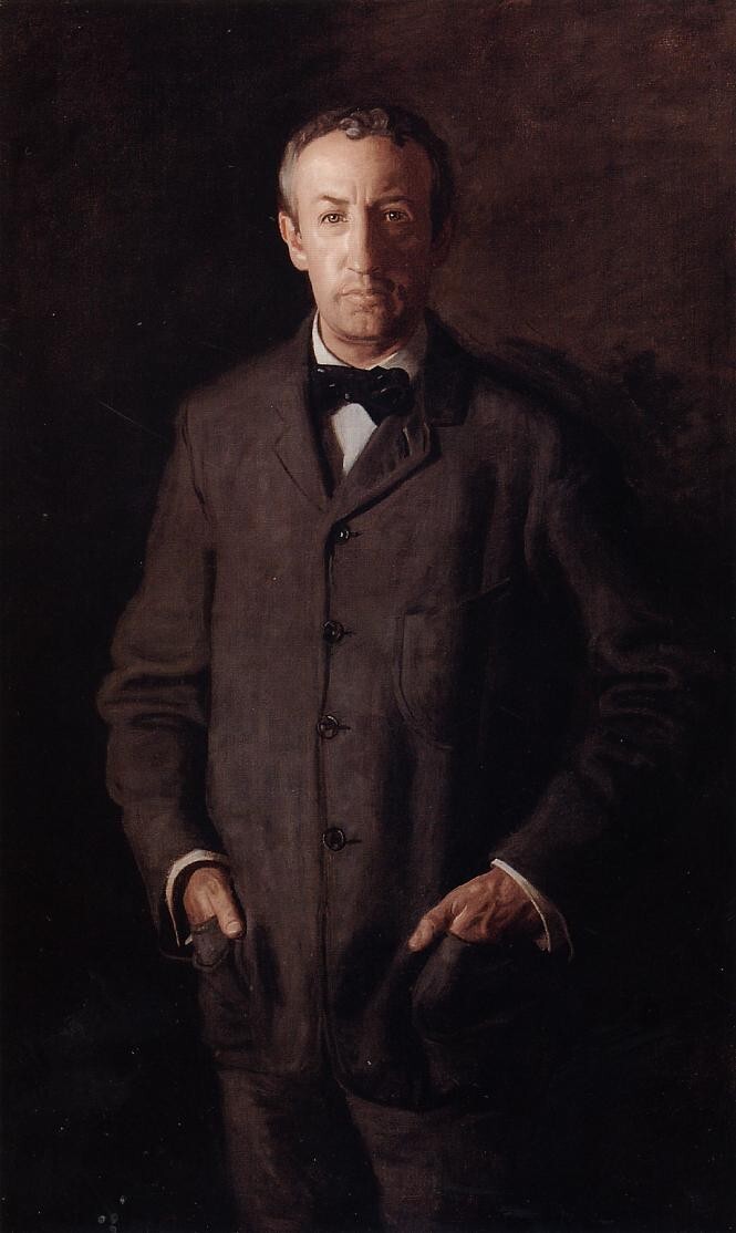 Oil painting Portrait-of-William-B.-Kurtz-1903--Eakins-Oil-Painting-1