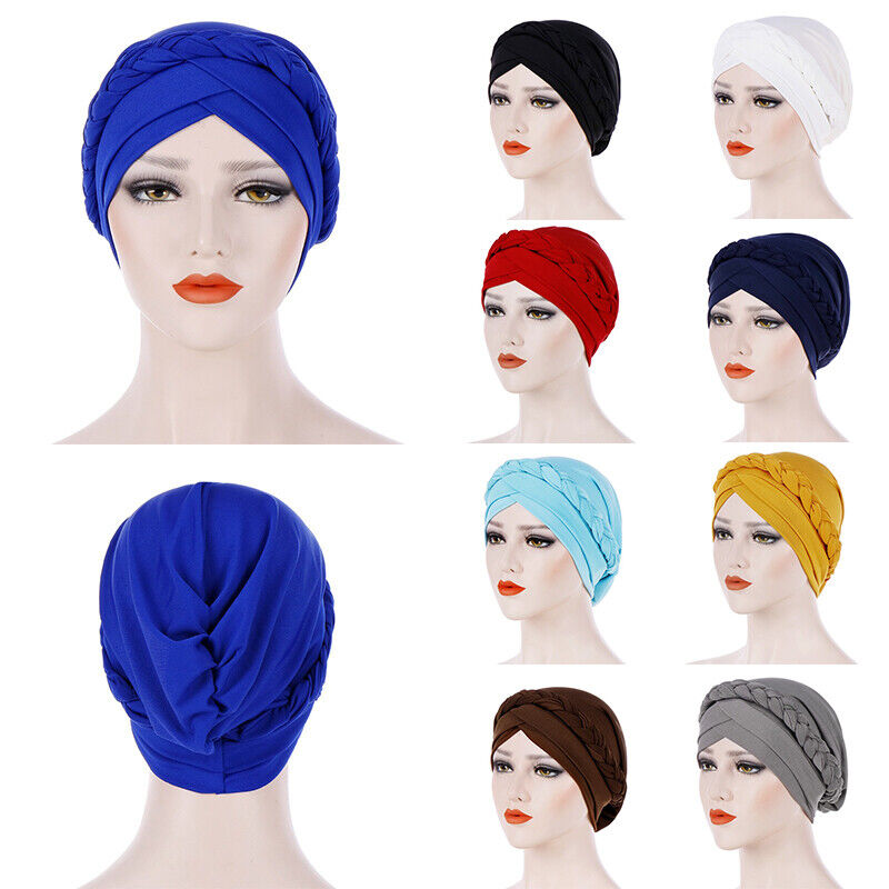 Turban Hat Hat Baotou Hat Caps Head Wearing Comfort Beautiful Colorful Fashion