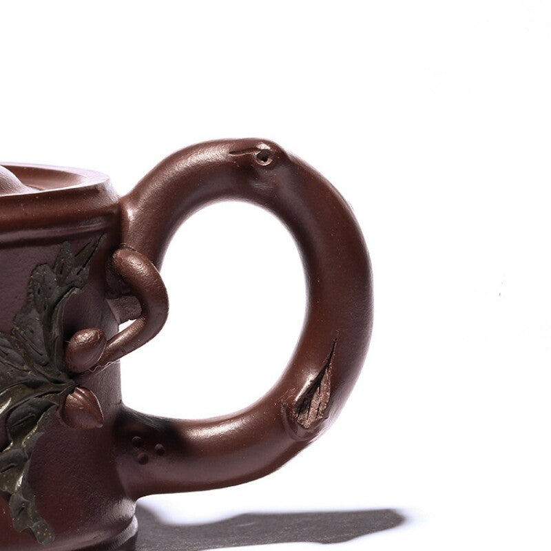 Original Ore Real Yixing Zisha Purple Grit Tea Pot Marked Handmade Master Pot