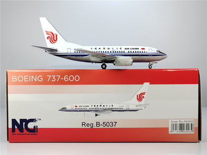 1:200 NG Models Air China Boeing 737-600 B-5037 Diecast Aircraft Model