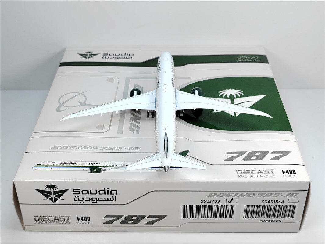 1:400 JC Wings SAUDIA BOEING B787-10 Passenger Airplane Diecast Aircraft Model