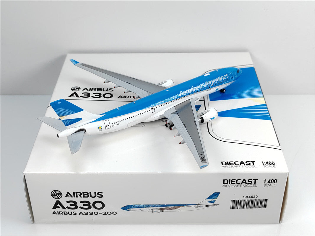 1:400 JC Wings ARGENTINAS AIRBUS A330-200 Passenger Airplane Diecast Model
