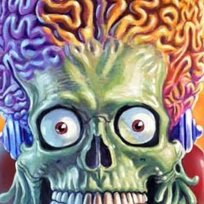 Mars Attacks Poster Silk or Canvas Movie Print