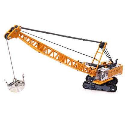 1/87 Scale Diecast Alloy Machinery Crawler Tower Cable Excavator Vehicle Model