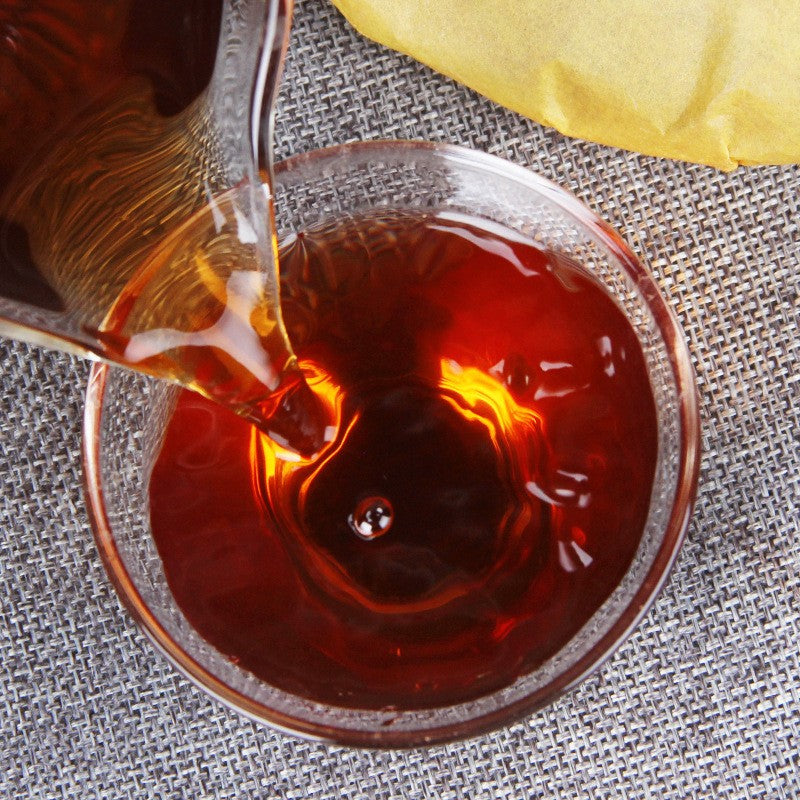357g 2006 Pu'er Tea Ripe Tea Cake Tea Menghai Da Ji Da Li Old Tree Tea