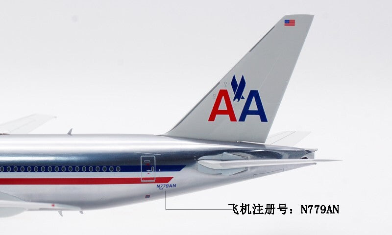 1:200 32CM InFlight American BOEING 777-200 Passenger Airplane Diecast Model