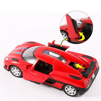 1:32 Koenigsegg CCR Diecast Model Car Collection Toy Vehicle Sports Gift Kids