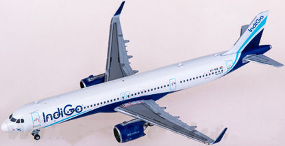 1:400 JC Wings Indigo AIRBUS A321NEO Passenger Airplane Diecast Aircraft Model