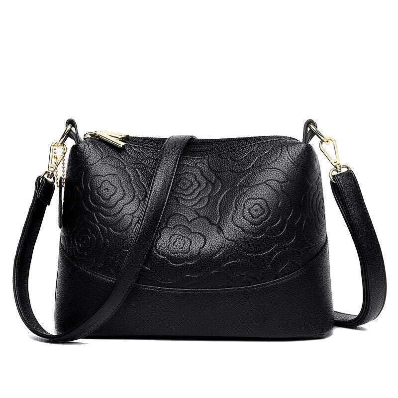 lady Faux Leather Shoulder Bag Tote Purse Handbags Messenger Crossbody Satchel