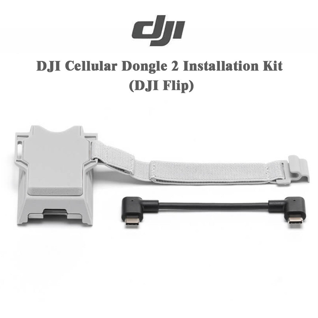 DJI Cellular Dongle 2 Install Kit for Flip – Bracket & Cable – No Dongle