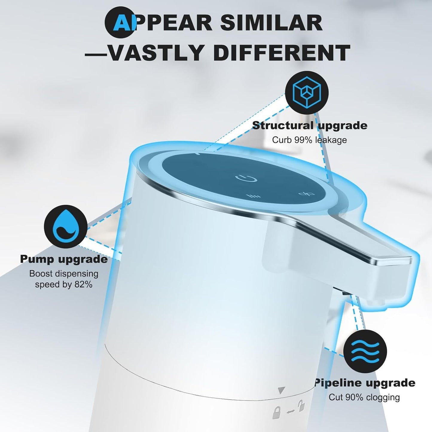14oz Automatic Soap Dispenser Touchless Liquid Vertical Hand Soap Dispenser