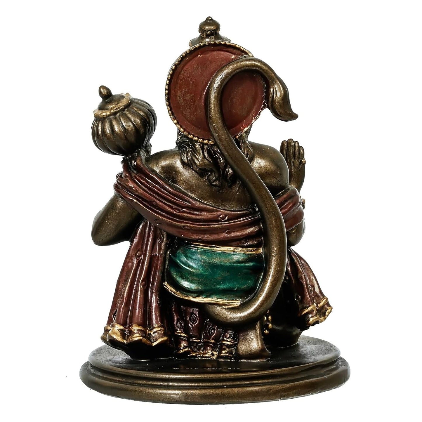 Hindu God Lord Hanman Ji Sitting Position Statue dol Figurine Home Decor