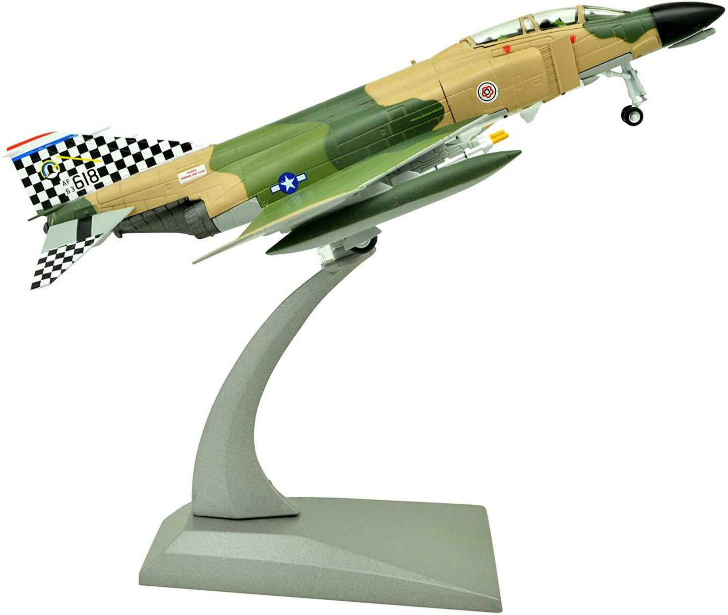 1:100 F-4C Phantom Fighter Attack Metal Fighter Model,USAF, Military Airplane