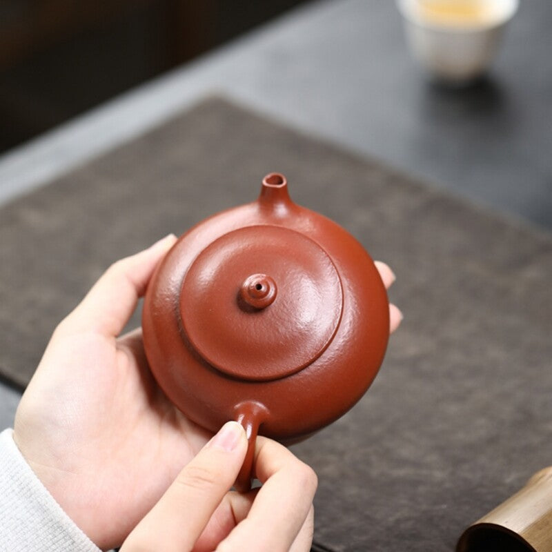 True Yixing Zisha Zhu Clay Tea Pot Marked 150ml Handmade Master Pot Original Ore