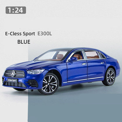 1:24 Mercedes-Benz E-Class E300 L Sports Diecast Model Car Alloy Toy Vehicle