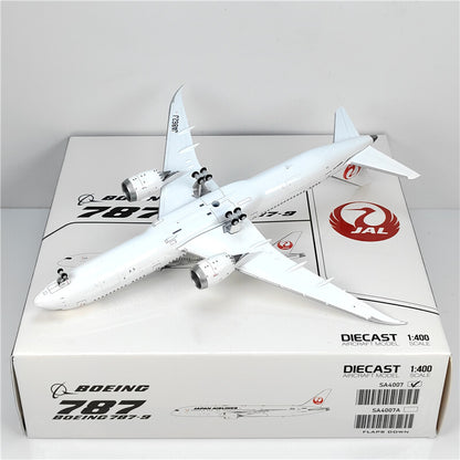 1:400 JC Wings JAL BOEING B787-9 Passenger Airplane Diecast Aircraft Model