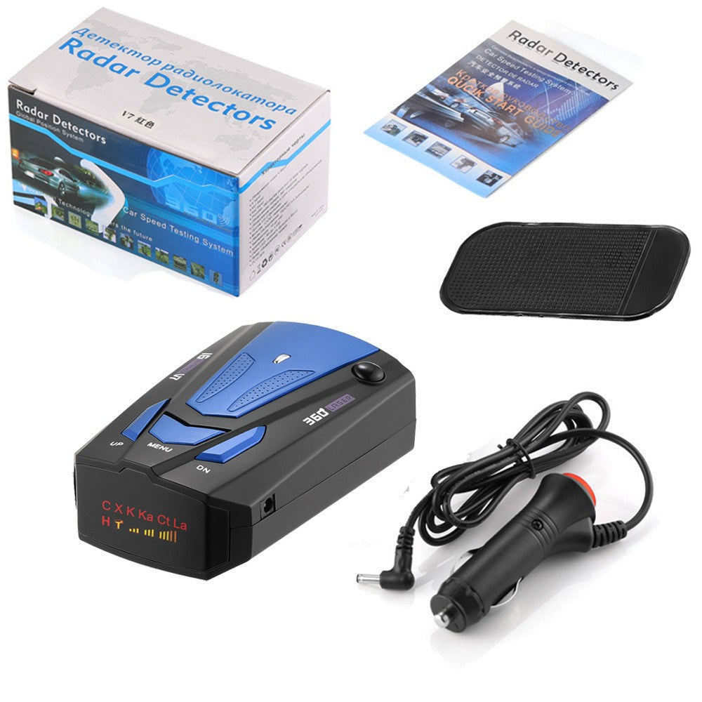 360 Degree Car 16 Band V7 GPS Speed Safety Radar Detector Voice Alert Laser Lot