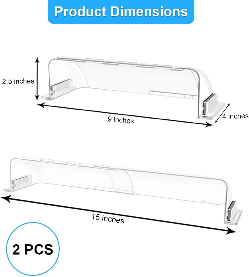 2PCS Transparent, Powerful Magnetic Vent Deflector, Vent Deflectors for Home Flo
