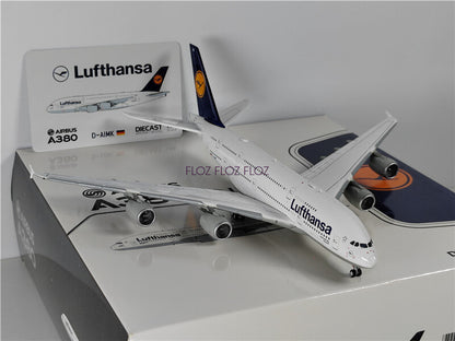 JC Wings Lufthansa for Airbus A380 D-AIMK 1:400 Aircraft Pre-built Model