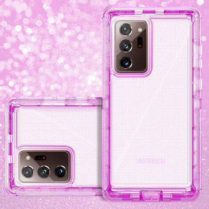 Samsung Galaxy Note20 Ultra 5G Luxury Clear Case Tempered Glass Screen Protector