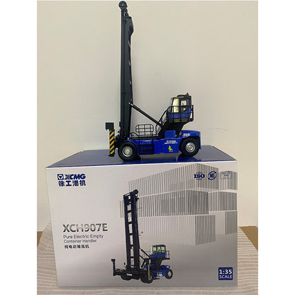1:35 XCMG XCH907E Pure Electric Empty Container Handler Machine Diecast Model