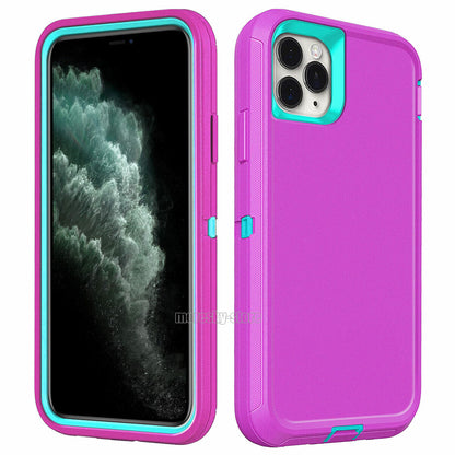 For Apple iPhone 11 Protective 3in1 Shockproof Rugged Heavy Duty Case Cover