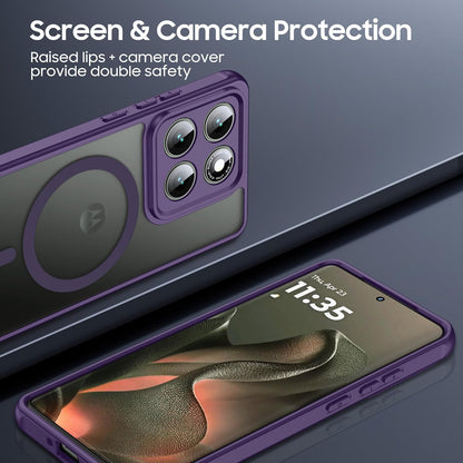 Magnetic for Motorola Moto Edge 2025 Case [Compatible with Magsafe] Slim Thin Tr