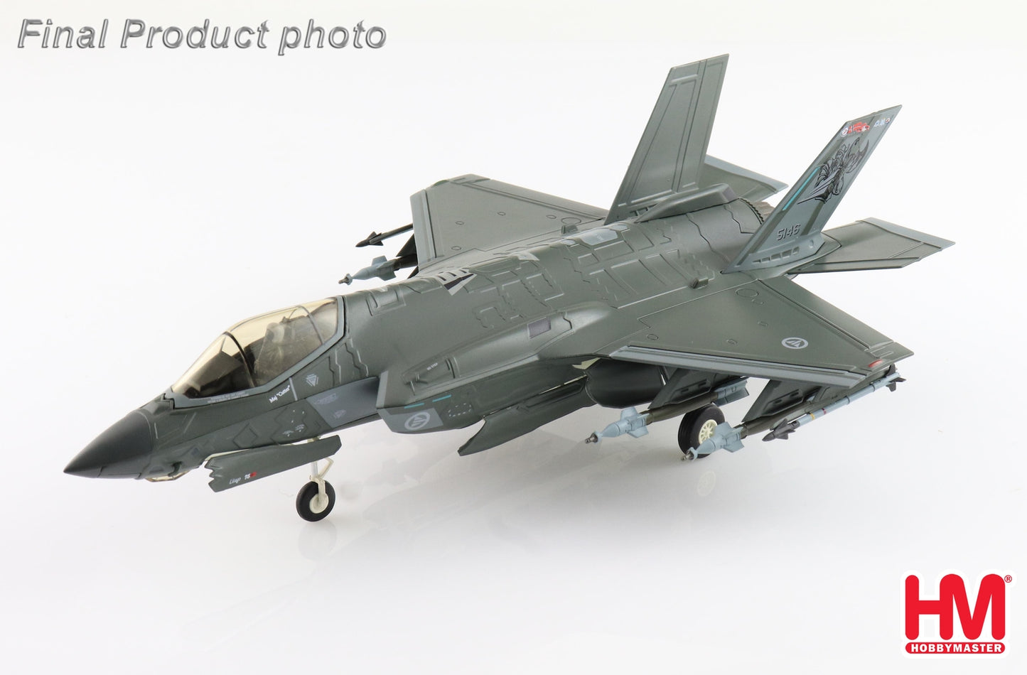 1:72 HM Lockheed F-35A Lightning II Royal Norwegian AF Fighter Diecast Model