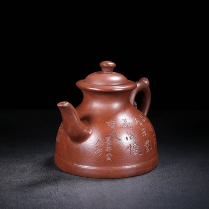 Chinese Yixing Zisha Clay Handmade Exquisite Teapot （清韵 底款：时大彬）