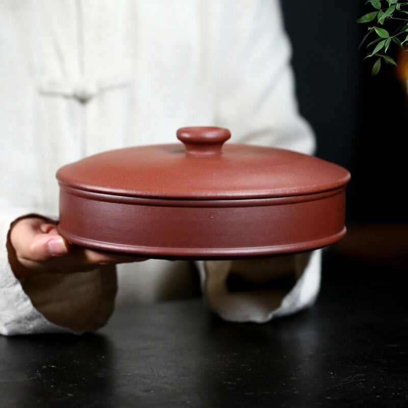 Sealed Tea Canister Real Yixing Zisha Purple Clay Jar With Lid For Loose Tea New