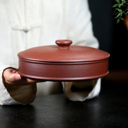 Sealed Tea Canister Real Yixing Zisha Purple Clay Jar With Lid For Loose Tea New