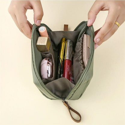 Women Waterproof Cosmetic Bag Makeup Pouch Toiletry Bag Organizer Case 14*10*7cm