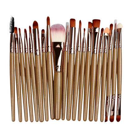Set de Brochas y Pinceles para Maquillaje Profesional Set de 20 Piezas Kit US
