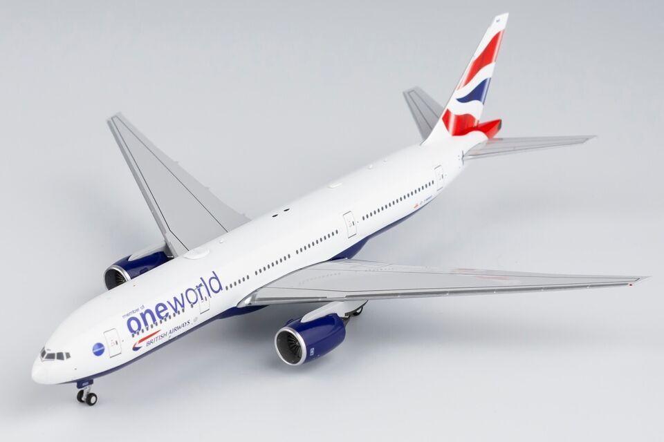 1:400 NG Model BRITISH AIRWAYS BOEING 777-200ER Passenger Airplane Diecast Model