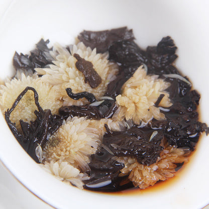 Chrysanthemum Pu'er Tea Cake Pu'er Ripe Tea Leaves 100 Grams