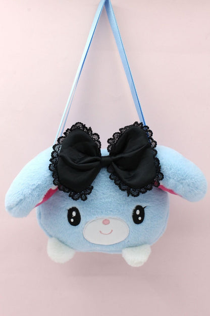 Sanrio Plush Toy Melody Kuromi Shoulder Bag Cotton Doll 16Cm