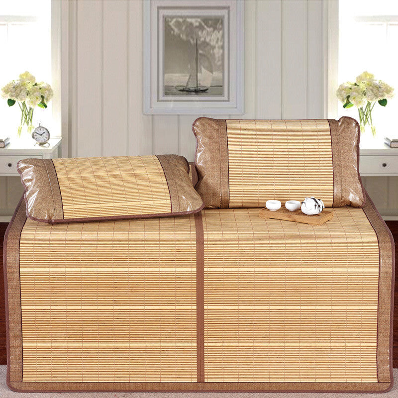 Pure Nature Bamboo Bed Mat Folding Summer Cool Sleeping Mat For Bed Retro Mat