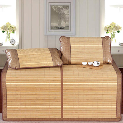 Pure Nature Bamboo Bed Mat Folding Summer Cool Sleeping Mat For Bed Retro Mat