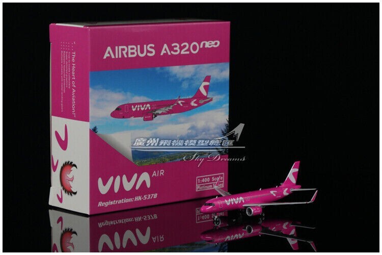 1:400 Phoenix Viva Air AIRBUS A320neo Passenger Airplane Diecast Aircraft Model